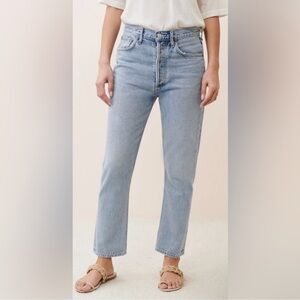 Agolde Riley High Rise Straight Crop Jeans size 29